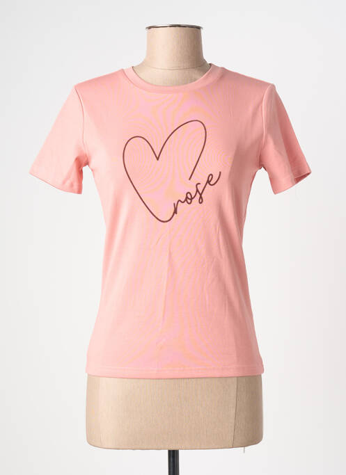 Tricou roz GRACE & MILA femeie