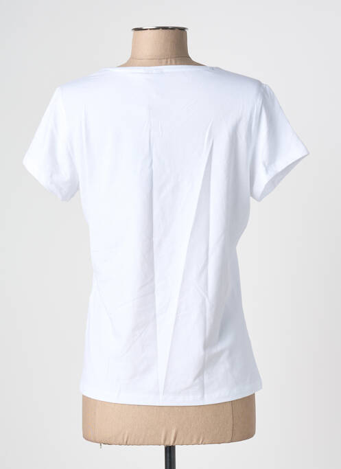 Tricou alb PIECES femeie