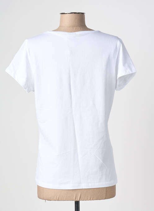 Tricou alb PIECES femeie