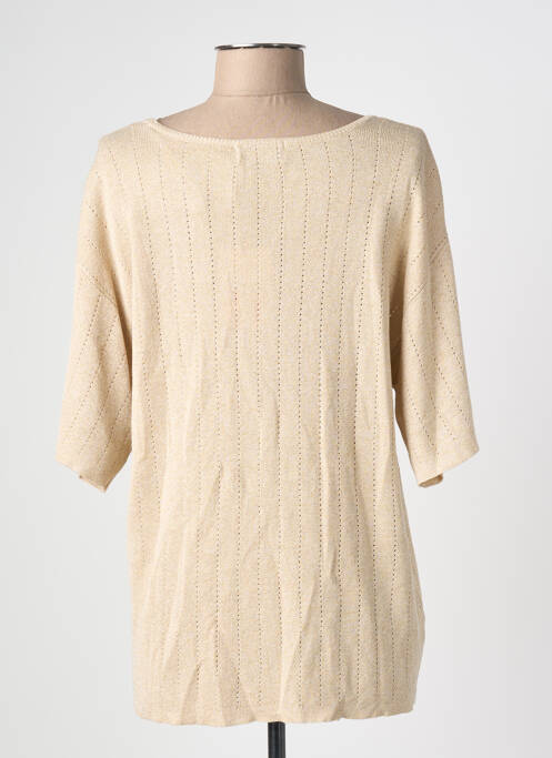 Tricou bej PIECES femeie