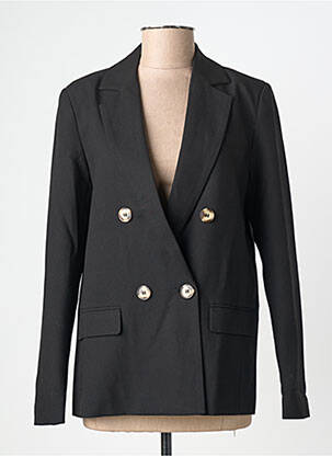 Sacou finisaj interior dublat negru GRACE & MILA femeie