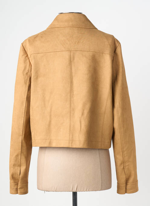 Jachete casual țesătură suedină maro GRACE & MILA femme