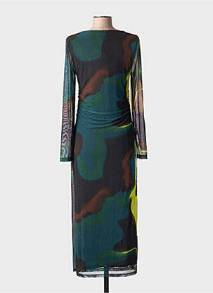 Rochie lungă mâneci lungi mâneci lungi verde S.OLIVER femeie