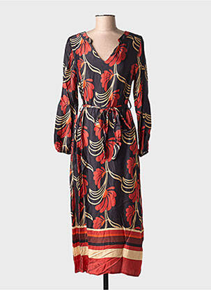 Rochie lungă mâneci lungi mâneci lungi negru AMELIE & AMELIE femeie