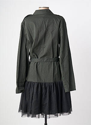 Rochie midi mâneci lungi mâneci lungi verde NÜ femeie
