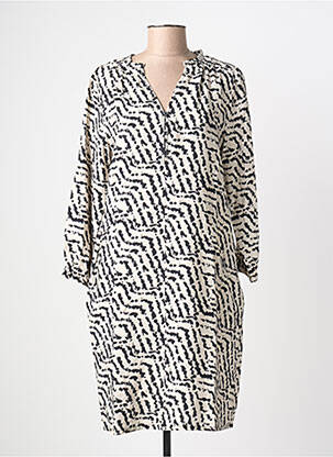 Rochie scurtă mâneci 3/4 mâneci 3/4 bej STREET ONE femeie