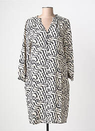 Rochie scurtă mâneci 3/4 mâneci 3/4 bej STREET ONE femme
