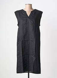 Rochie midi țesătură crep mâneci scurte negru STREET ONE femme