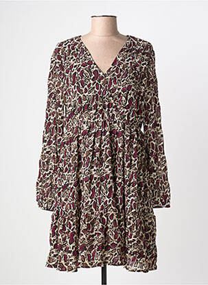 Rochie scurtă mâneci lungi mâneci lungi violet LE TEMPS DES CERISES femeie