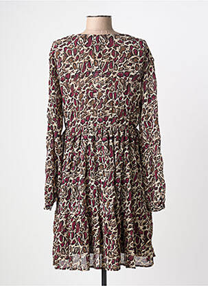 Rochie scurtă mâneci lungi mâneci lungi violet LE TEMPS DES CERISES femeie