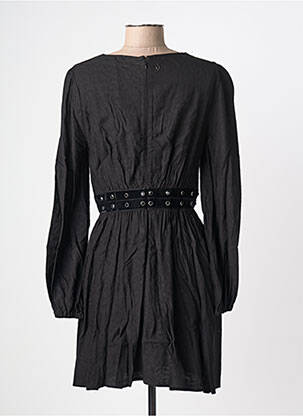 Rochie scurtă închidere cu fermoar la spate mâneci lungi negru GUESS femeie