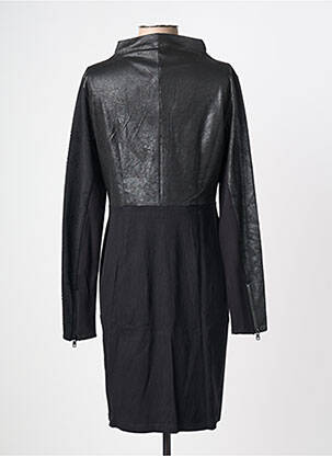 Rochie midi mâneci lungi mâneci lungi negru NÜ femeie