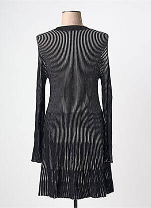 Rochie midi mâneci lungi mâneci lungi negru DESIGUAL femeie