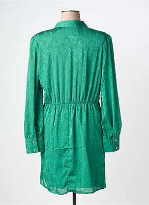Rochie scurtă mâneci lungi mâneci lungi verde MORGAN femeie