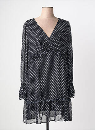 Rochie scurtă croială fluidă mâneci lungi negru GOA GOA femeie