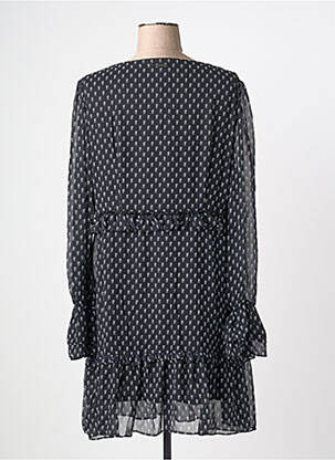 Rochie scurtă croială fluidă mâneci lungi negru GOA GOA femeie