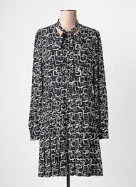 Rochie midi croială fluidă mâneci lungi negru GAUDI femme