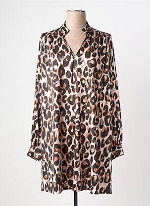 Rochie scurtă maro GAUDI femeie