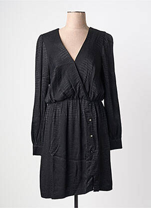 Rochie scurtă mâneci lungi mâneci lungi negru MORGAN femeie