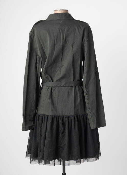 Rochie midi mâneci lungi mâneci lungi verde NÜ femme