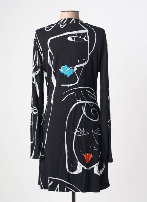 Rochie scurtă negru DESIGUAL femeie