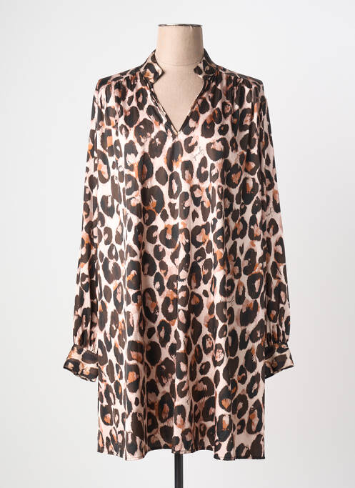 Rochie scurtă maro GAUDI femeie