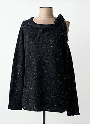Pulover croială dreaptă mâneci lungi negru ZOE ZONE OF EMBROIDERED femeie