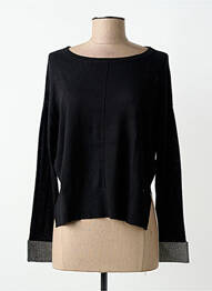 Pulover guler rotund mâneci lungi negru GAUDI femme