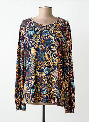 Tricou mâneci lungi mâneci lungi albastru GEISHA femeie