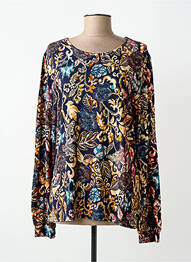 Tricou mâneci lungi mâneci lungi albastru GEISHA femeie