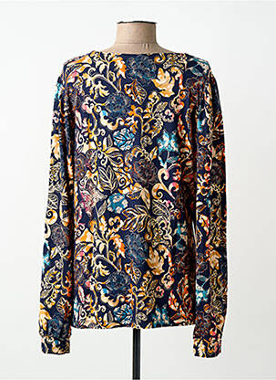 Tricou mâneci lungi mâneci lungi albastru GEISHA femeie