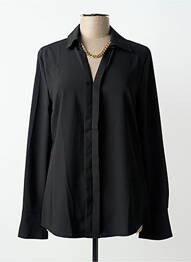 Cămașă țesătură crep mâneci lungi negru GAUDI femme