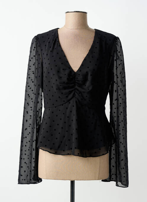 Top negru GUESS femeie