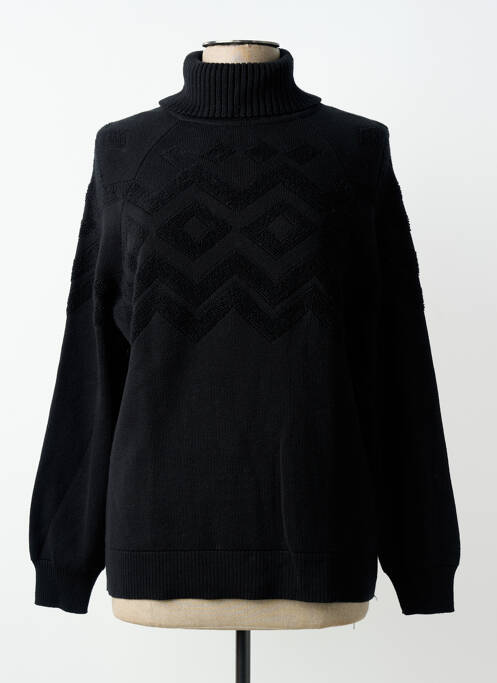 Pulover cu guler înalt negru STREET ONE femeie