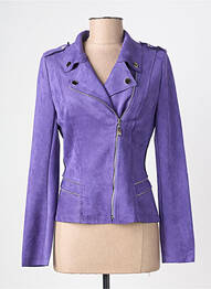 Jachete casual țesătură suedină violet H F WOMAN COLLECTION femeie