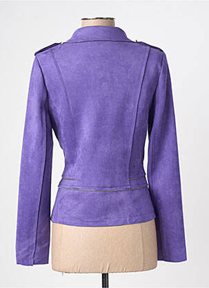 Jachete casual țesătură suedină violet H F WOMAN COLLECTION femeie