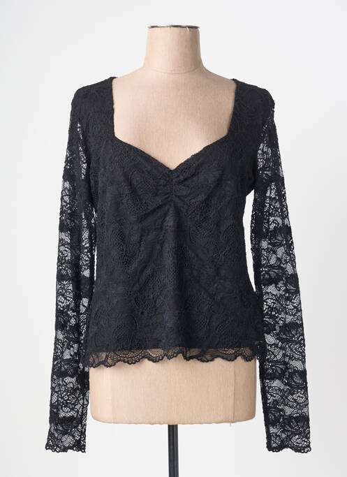 Top negru GUESS femeie