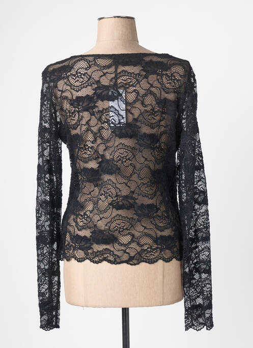 Top negru GUESS femeie