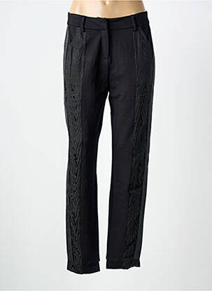 Pantalon drept elasticitate mărime normală negru NU JEANS femme