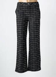 Pantalon larg închidere cu fermoar sub clapetă cu nasturi mărime normală negru STREET ONE femeie