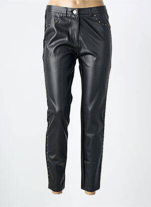 Pantalon 7/8 elasticitate mărime normală negru GAUDI femme