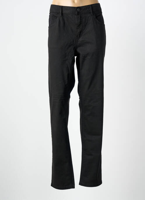 Pantalon drept elasticitate mărime normală negru STREET ONE homme