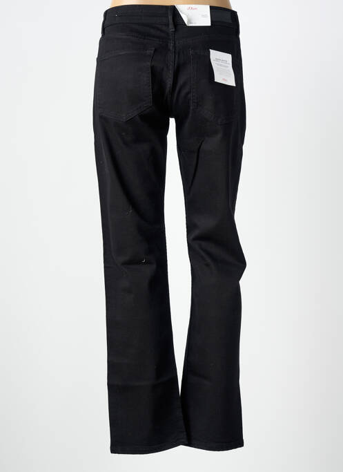Pantalon drept elasticitate mărime normală negru S.OLIVER femme