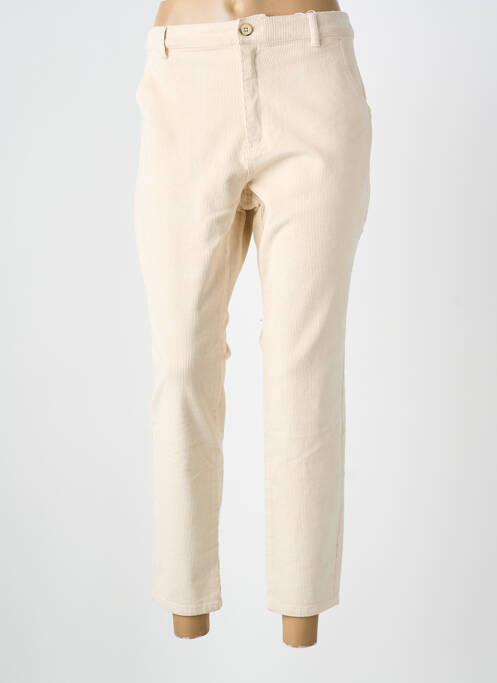 Pantalon 7/8 elasticitate mărime normală bej S.OLIVER femme