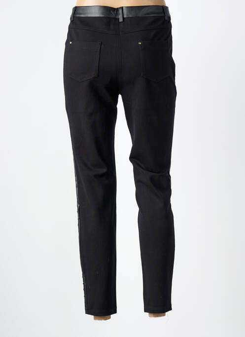 Pantalon 7/8 elasticitate mărime normală negru GAUDI femme