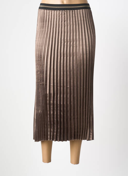 Fustă midi maro GEISHA femeie
