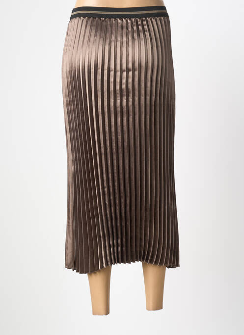 Fustă midi maro GEISHA femeie