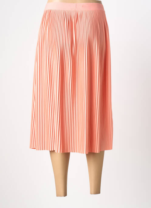 Fustă midi portocaliu QS femeie