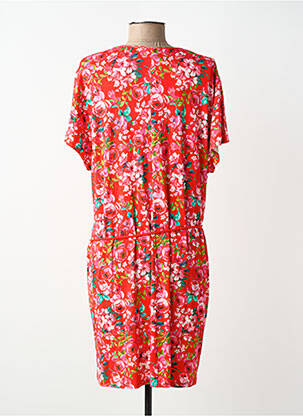 Rochie de plajă croială cambrată roșu ANTIGEL femeie
