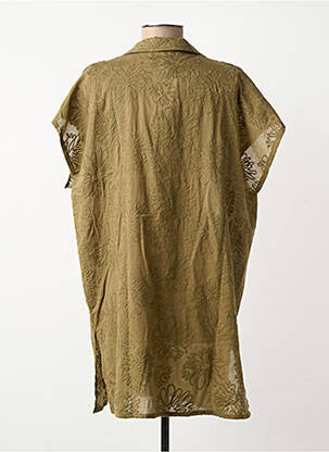 Rochie de plajă croială fluidă verde ANTIGEL femeie